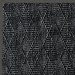 DÉCOWEB - Tapis intérieur / extérieur timika - gris ardoise - galon noir - 160 x 230 cm