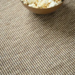 DÉCOWEB - Tapis intérieur / extérieur nusa - beige - galon beige foncé - 160 x 230 cm