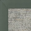 DÉCOWEB - Tapis intérieur / extérieur jambi - nuances gris perle - ganse grise - 120 x 170 cm