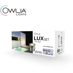 DECKLINEA - 10 spots led lux blanc chaud - transformateur 30w - 50 000 heures de durée de vie moyenne - spots terrasse
