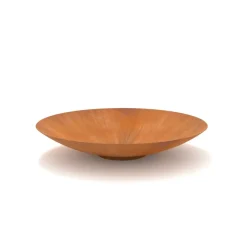 DECKLINEA - Brasero extérieur 100 cm - acier corten - chauffage exterieur - feu de bois - effet rouille - h : 20 cm - resistant au gel