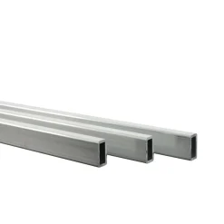 DECKLINEA - Kit clôture composite cruz teck 7,5x1,8m - bois composite & aluminium - poteaux sur platines gris - brise vue - palissade