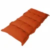 DECO ARTS - Coussin capitonné confort intérieur extérieur 120x60cm - orange