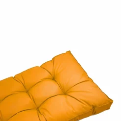 DECO ARTS - Coussins pour salon de jardin capitonné 120x60cm jaune