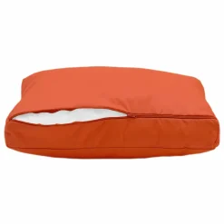 DECO ARTS - Coussins pour salon de jardin déhoussable 100x50cm orange