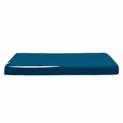 DECO ARTS - Coussins pour salon de jardin déhoussable 100x50cm bleu pétrole
