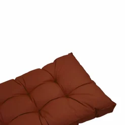 DECO ARTS - Coussins pour salon de jardin capitonné 100x50cm terracotta