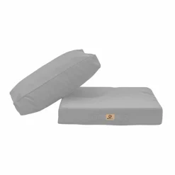 DECO ARTS - Coussins pour salon de jardin déhoussable 50x50cm gris galet