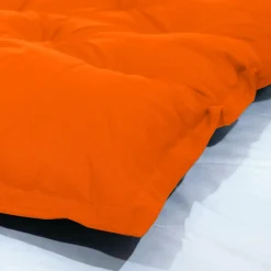 DECO ARTS - Futon xxl - matelas de sol 195x100cm - orange