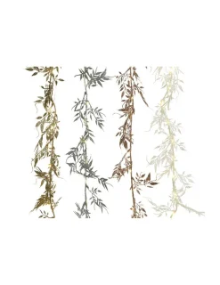 DECORIS - Guirlande decorative feuilles micro led2m 30 leds