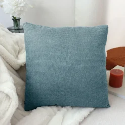 DECOSTARS - Decostars - coussin déhoussable en velours chenillé