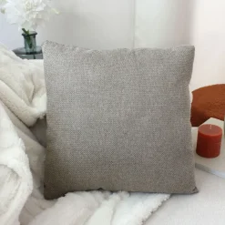 DECOSTARS - Decostars - coussin déhoussable en velours chenillé