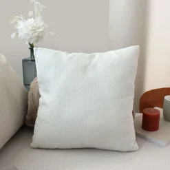 DECOSTARS - Decostars - coussin déhoussable en velours chenillé