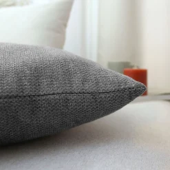 DECOSTARS - Decostars - coussin déhoussable en velours chenillé
