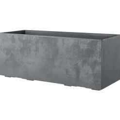 DEROMA - Bac muret Millennium, à réserve d'eau, coloris ashgrey - L.99cm