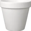 DEROMA - Pot Vaso Bigband en terre cuite émaillée Epoxy Talc - D.20cm