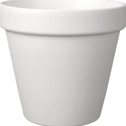 DEROMA - Pot Vaso Bigband en terre cuite émaillée Epoxy Talc - D.20cm