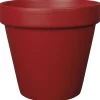 DEROMA - Pot Vaso Bigband en terre cuite émaillée Epoxy Piment - D.23cm