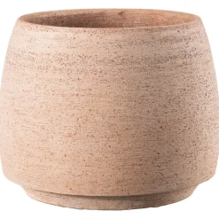 DEROMA - Pot Vaso Com'O pour plantes et fleurs en terre cuite rosée - D.35cm