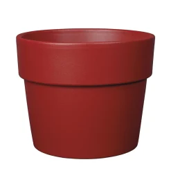 DEROMA - Pot Vaso Perfetto Bigband en terre cuite émaillée Epoxy Piment - Ø24cm