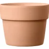 DEROMA - Pot Vaso Perfetto White en terre cuite - H.19,7 x D.24 m
