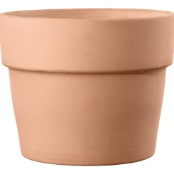 DEROMA - Pot Vaso Perfetto White en terre cuite - H.38,9 x D.50 m