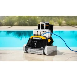 DOLPHIN - Dolphin robot electrique de piscine fond, parois et ligne d'eau avec chariot - e50i