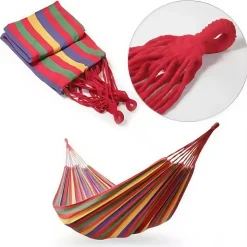 DOWNYPAWS - Hamac de camping en toile épaisse et durable: hamac simple et chaise à bascule de voyage