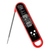 DOWNYPAWS - Thermomètre alimentaire multi-angle pliable rouge (-50 - 300℃)