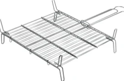 EDM - Double grille chromée - 25x25 cm