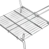 EDM - Grille de barbecue double - zinc - 50x50 cm