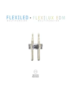 EDM - Picot de connexion tube flexilux/flexiled 13mm 2 voies edm