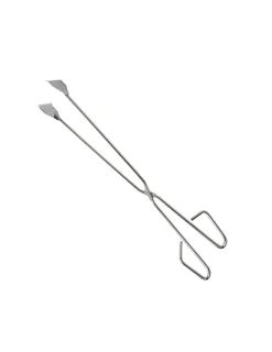 EDM - Sauvic 04470 pince à barbecue 18/8 de 55 cm, acier inoxydable, 55.00x10.00x3.50 cm