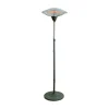 EDM PRODUCT - Chauffage d'appoint quartz edm 07093 07093 2100 w ø 56,5 x 190 cm blanc noir