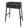 EL ZORRO - Gril barbecue en acier zing blanc 69x40x92cm imex el zorro. - imex el zorro