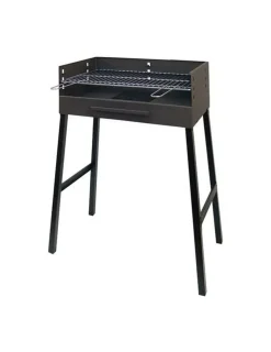EL ZORRO - Gril barbecue en acier zing blanc 69x40x92cm imex el zorro. - imex el zorro