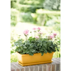 ELHO - Jardinière Barcelona 70 jaune miel - 70x19x16cm