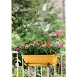 ELHO - Jardinière Barcelona 50 jaune miel - 50x19x16cm