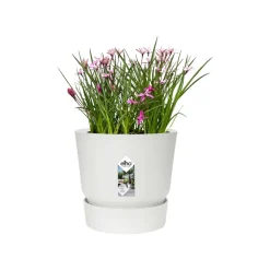 ELHO - Pot de fleurs Greenville Rond 16 - Blanc - Ø16xH.15,3cm