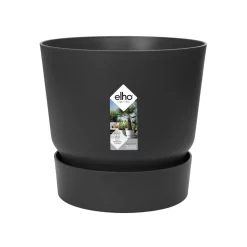 ELHO - Pot de fleurs Greenville Rond 16 - Living Noir - Ø16xH.15,3cm