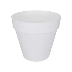 ELHO - Pot Loft sur roues + réservoir en plastique injecté blanc - 26,2x29 cm