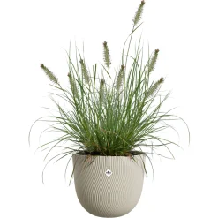 ELHO - Pot Sereh rond, coloris beige champignon - D.29,5xH.25,3cm