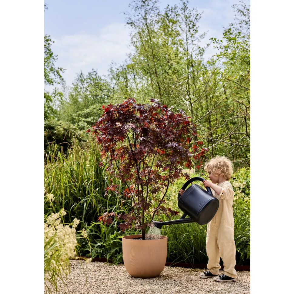 ELHO - Pot Sereh rond, coloris argile froide - D.29,5xH.25,3cm