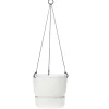 ELHO - Pot suspension Greenville rond en plastique blanc - D.23,9 cm