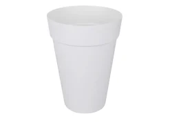 ELHO GIVE ROOM TO NATURE - Pot de fleur plastique rond loft urban blanc ø 34 x 45,6 cm 23 l