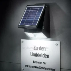ESOTEC - Applique solaire murale astucieuse eclairage et sécurité profi 2,5-250-500 lumens