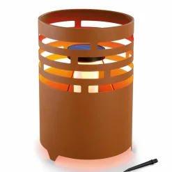 ESOTEC - Esotec foyer solaire rouillé ottawa ⌀22cm ip44 résistant aux intempéries outdoor 102380
