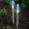 ESOTEC - Esotec intemporel bâtons lumineux solaires twin, set de 2 bulles d'air, résistant aux intempéries 102064