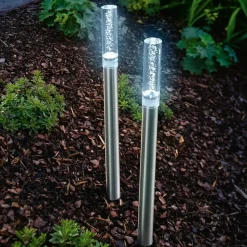 ESOTEC - Esotec intemporel bâtons lumineux solaires twin, set de 2 bulles d'air, résistant aux intempéries 102064