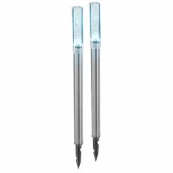 ESOTEC - Esotec intemporel bâtons lumineux solaires twin, set de 2 bulles d'air, résistant aux intempéries 102064